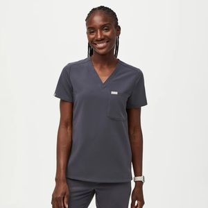 Figs Charcoal Catarina™ - One-Pocket Scrub Top